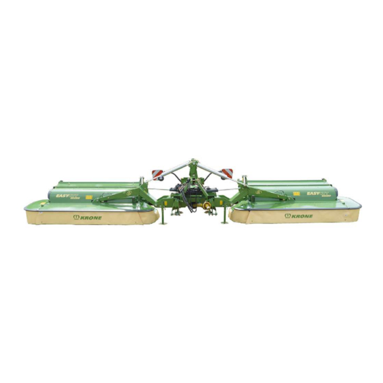 Krone EasyCut B 870 CR Operating Instructions Manual
