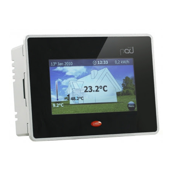Carel pGD touch PGDT04000FS00 Assembly And Installation