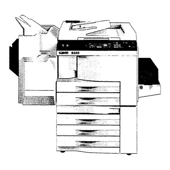 Savin 9330 User Manual