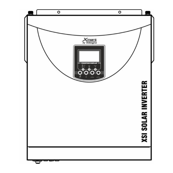 Integra Xmart XSI-B-230V-1K-MPPT Manuals