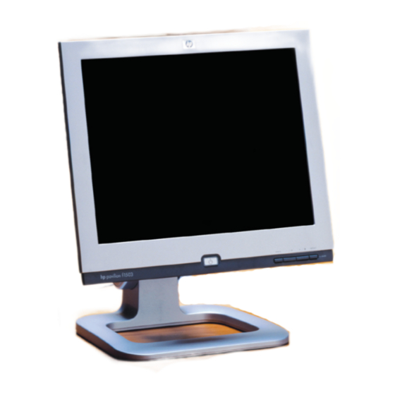 HP Pavilion f1503 User Manual