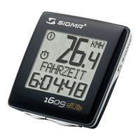 Sigma BC 1609 Manual