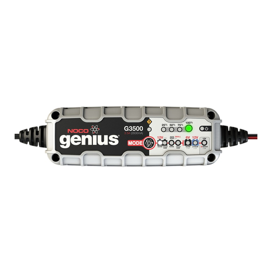 NOCO Genius G3500 V2.0 Genius User Manual