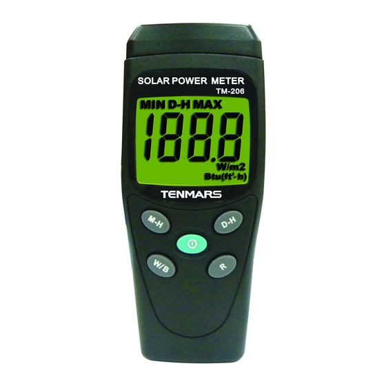 Tenmars TM-206 User Manual