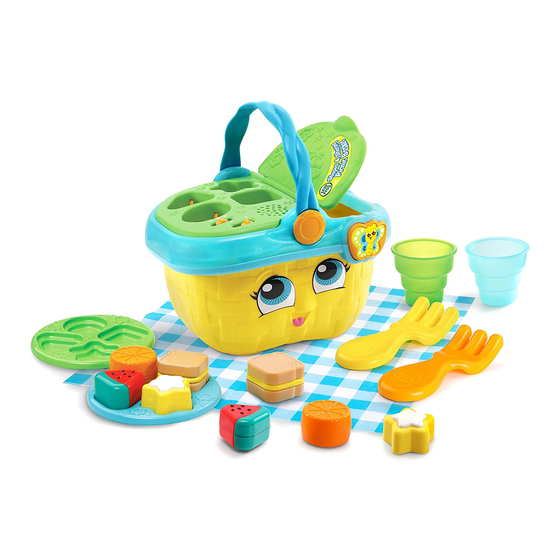 LeapFrog Shapes & Sharing Picnic Basket Parent Manual & Instructions