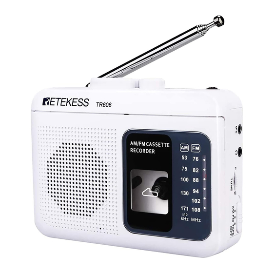Retekess TR606 Instruction Manual
