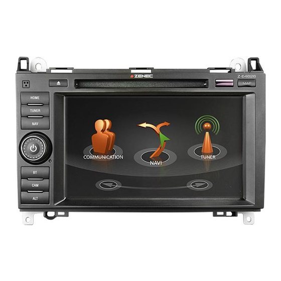 ZENEC Z-E4626 Quick Start Manual