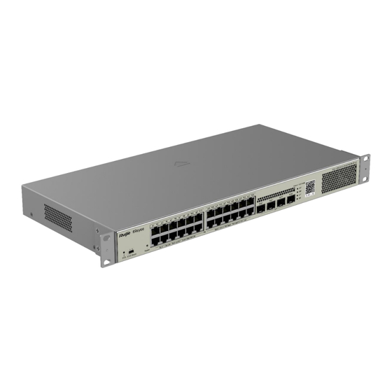 Ruijie Reyee RG-NBS3100-24GT4SFP-P-V2 Installation Manual