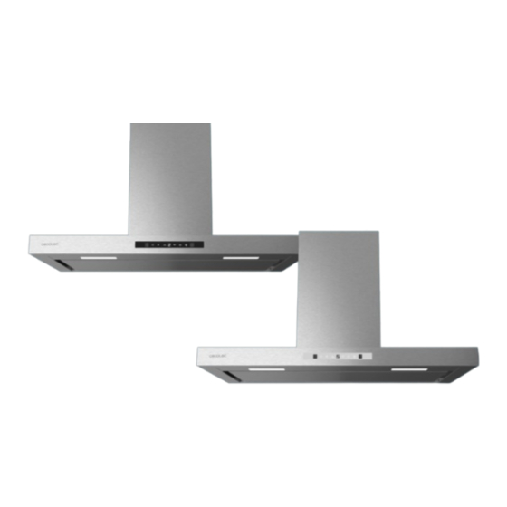 cecotec BOLERO FLUX TT 608000 SLIM GLASS BLACK A++ Manuals