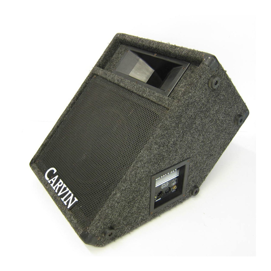 CARVIN 722 Instructions