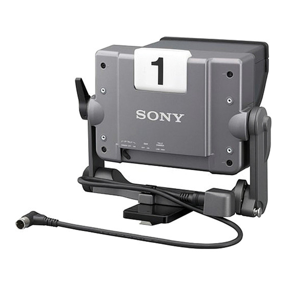 Sony HDVF-C730W Manuals