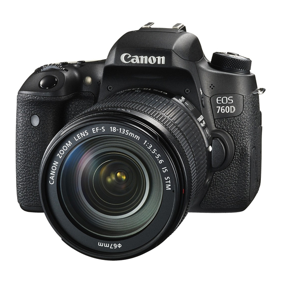 Canon EOS 760D Manuals