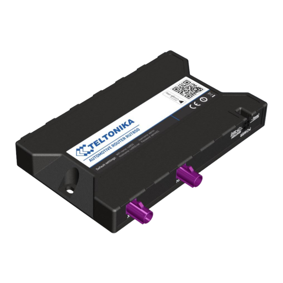 Teltonika RUT850 User Manual