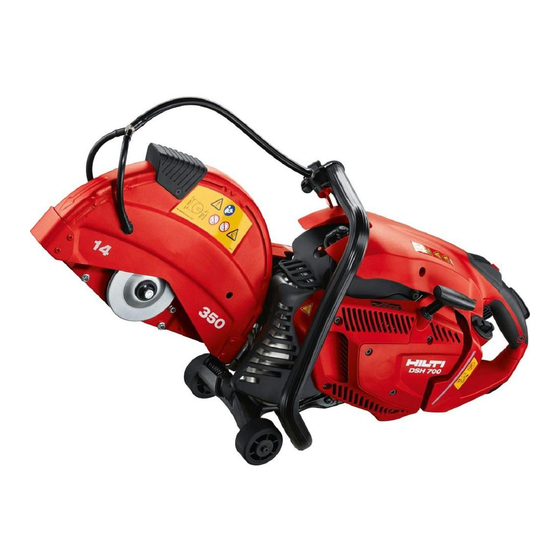 Hilti DSH 700 Original Operating Instructions
