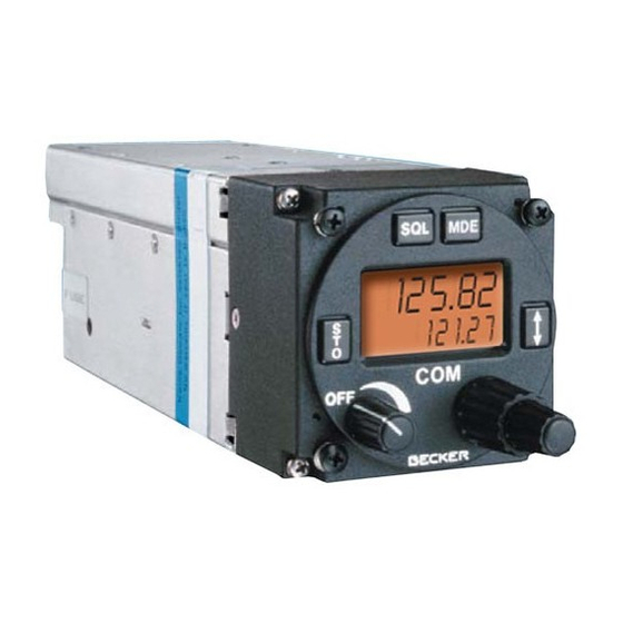 Becker AR 4201 Manual