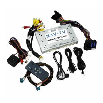 Nav TV BMW12-DYNAMIC KIT Install Manual