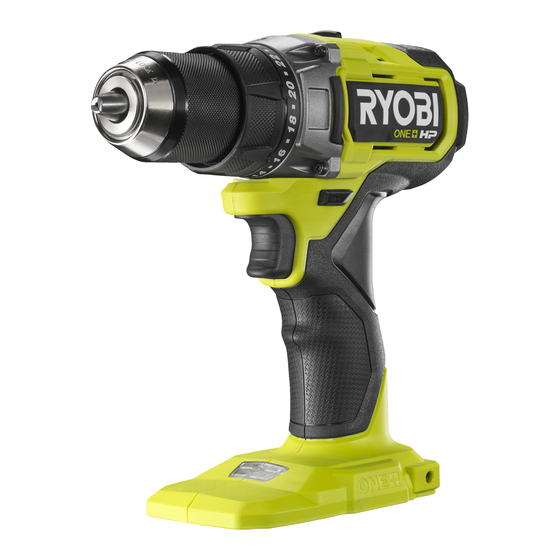 Ryobi RDD18X Safety Instructions