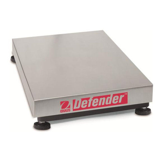 OHAUS Defender D30BR Service Manual