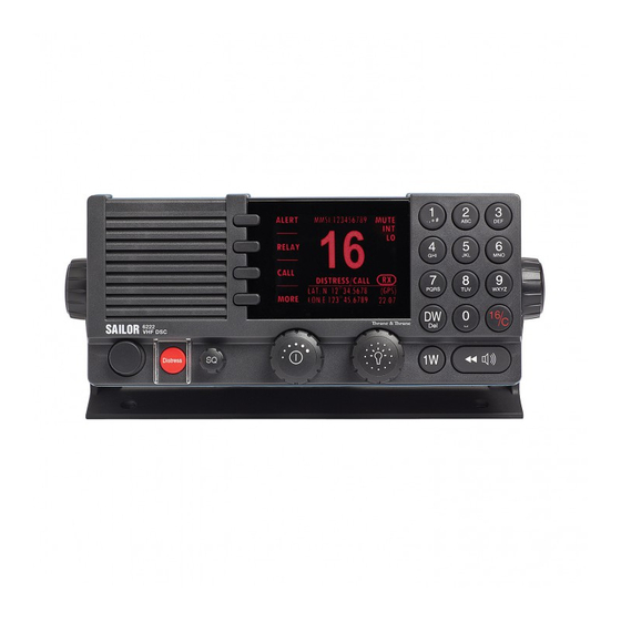 Sailor 6222 VHF DSC Installation Manual