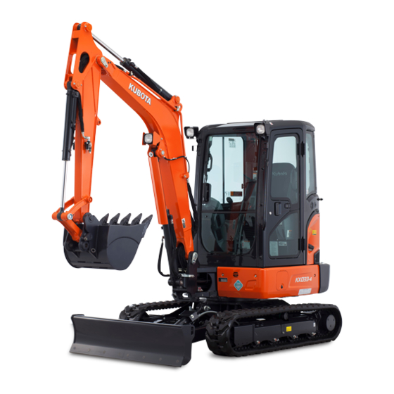Kubota KX033-4 Manuals
