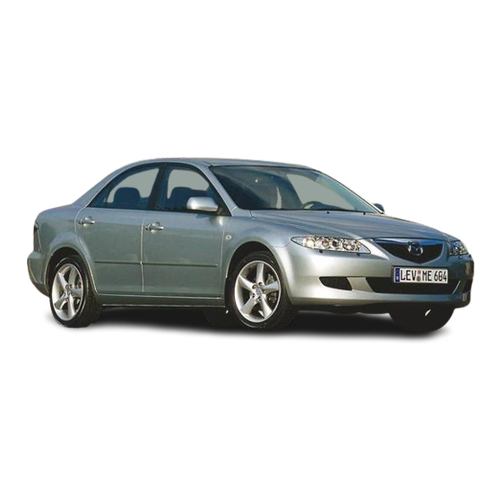 Mazda Mazda6 Workshop Manual Supplement