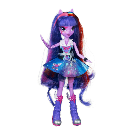 Hasbro My Little Pony Equestria Girls - Twilight Sparkle Cantora Manual
