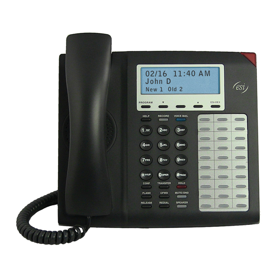 ESI 48KEY FEATURE PHONE USER MANUAL Pdf Download ManualsLib