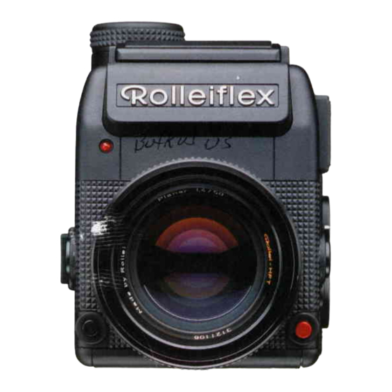 ROLLEIFLEX SL 2000F Handbook