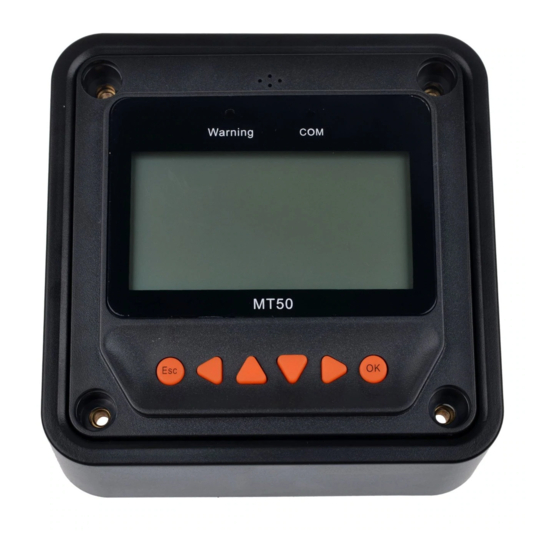 Epsolar MT50 Instruction Manual