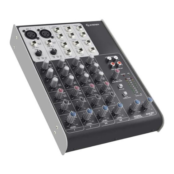 Steren MIX-160 Instruction Manual