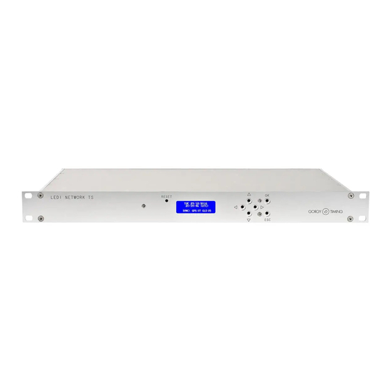 Gorgy Timing LEDI NETWORK iTS User Manual