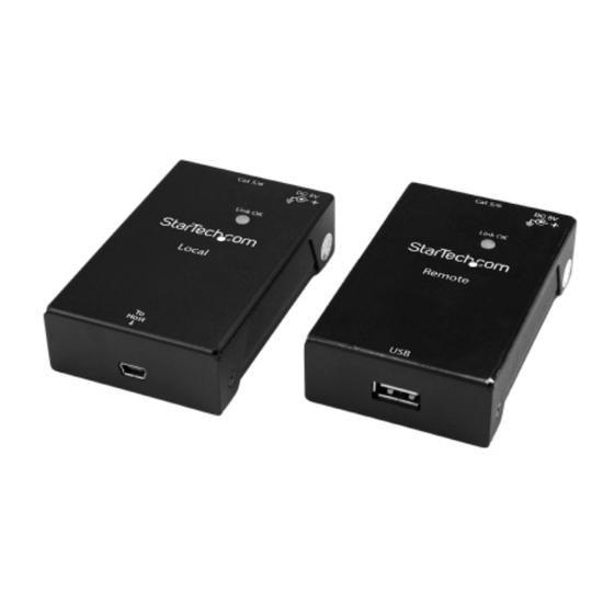 StarTech.com USB2001EXTV Instruction Manual