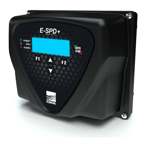 EBARA E-SPD+ MT 2200 Instruction And Maintenance Manual