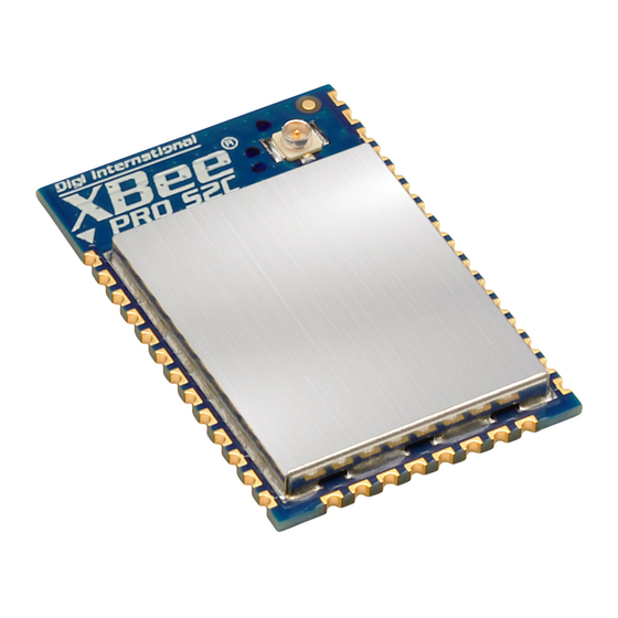 Digi XBEE PRO S2C Wireless Module Manuals