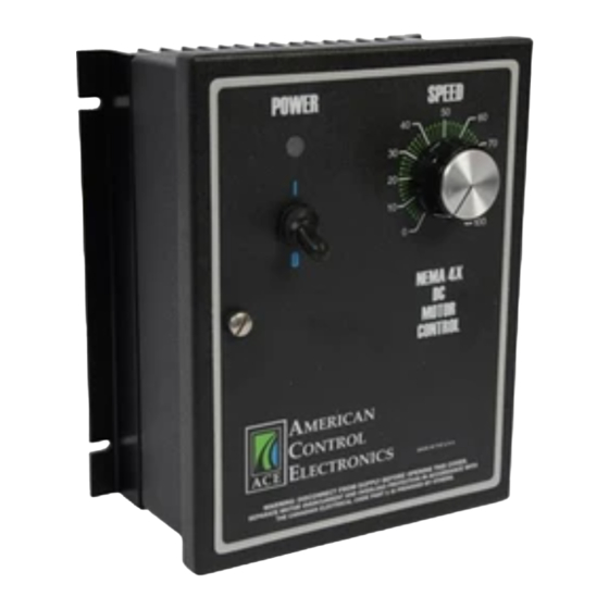 American Control Electronics PWL440-3 Manual
