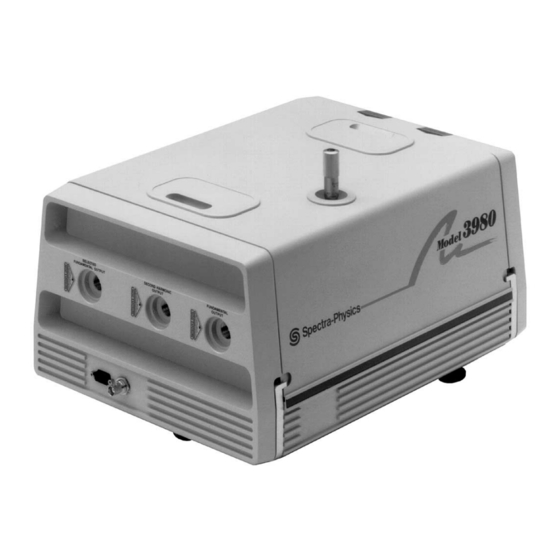 Spectra-Physics 3980 User Manual