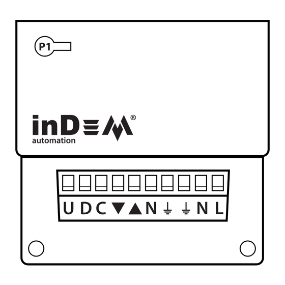 InDeM automation MX3 Quick Start Manual
