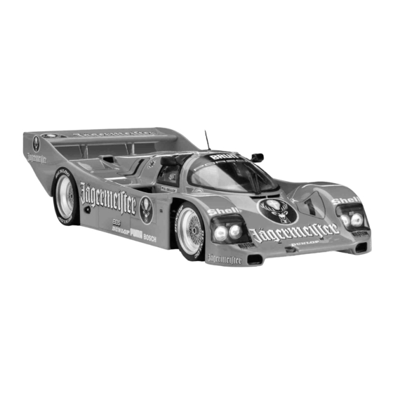 REVELL Porsche 956 C Assembly Manual