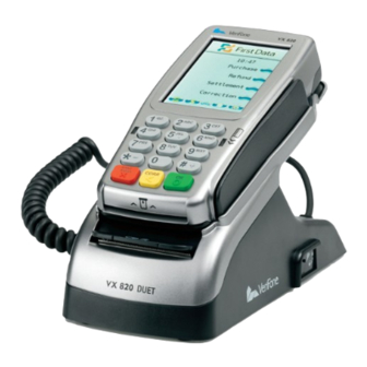 VeriFone Vx820 Duet Quick Setup Manual