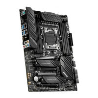 MSI X299 PRO Quick Start Manual