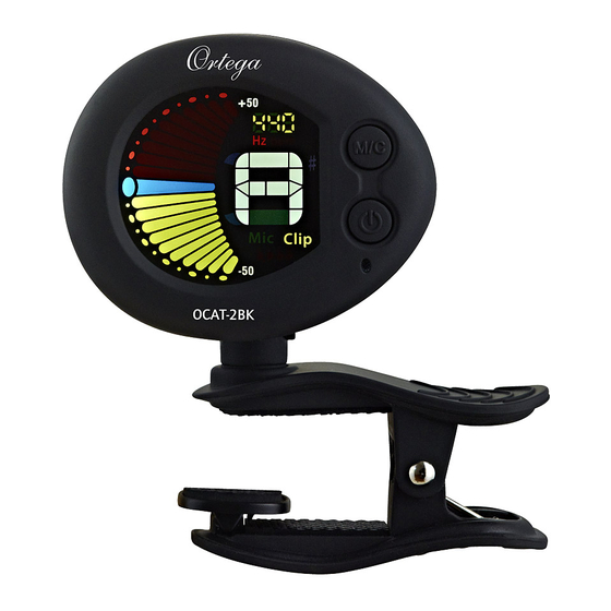 Ortega OCAT-2BK Quick Start Manual