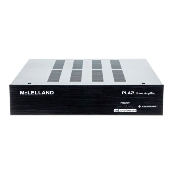McLelland PLA2 Owner's Manual
