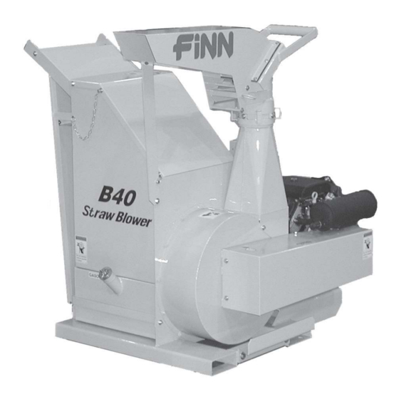 Finn B-40 Parts And Operator's Manual