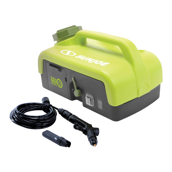 SNOWJOE SUNJOE 24V-PSW25-CT Operator's Manual