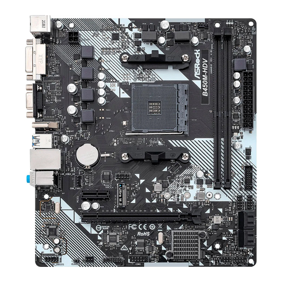 ASROCK B450M-HDV R4.0 User Manual