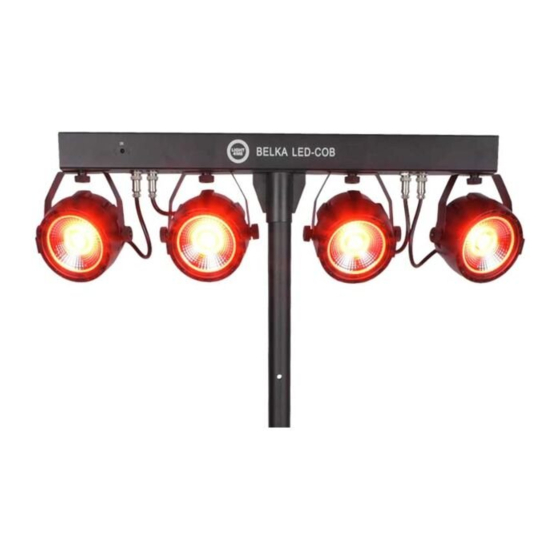 Light4Me BELKA LED COB PAR 4x30W User Manual