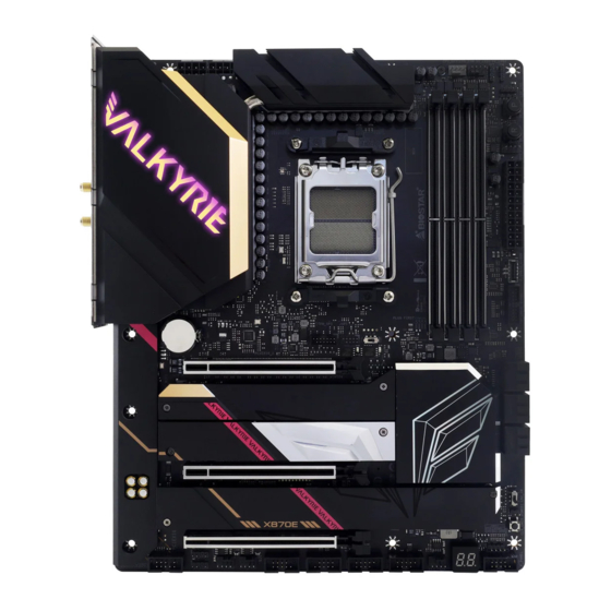 Biostar X870E Valkyrie Manual