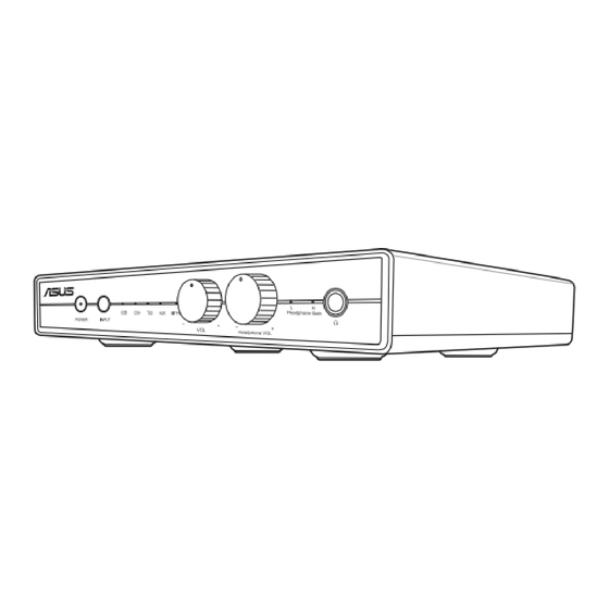 Asus Xonar Essence STU User Manual