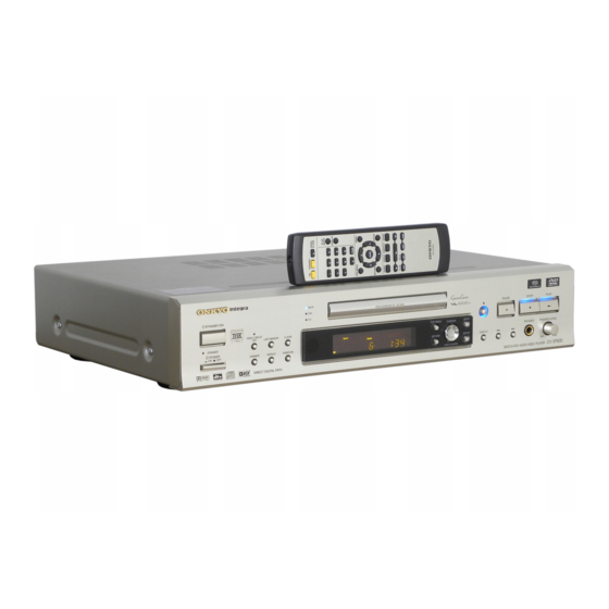 Onkyo DV-SP800 Instruction Manual