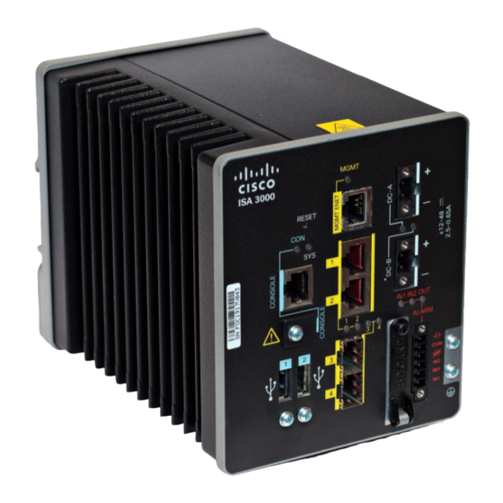 Cisco ISA3000-4C-K9 Manuals
